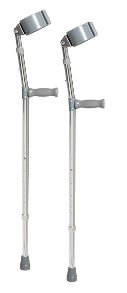 Steel Forearm Crutches