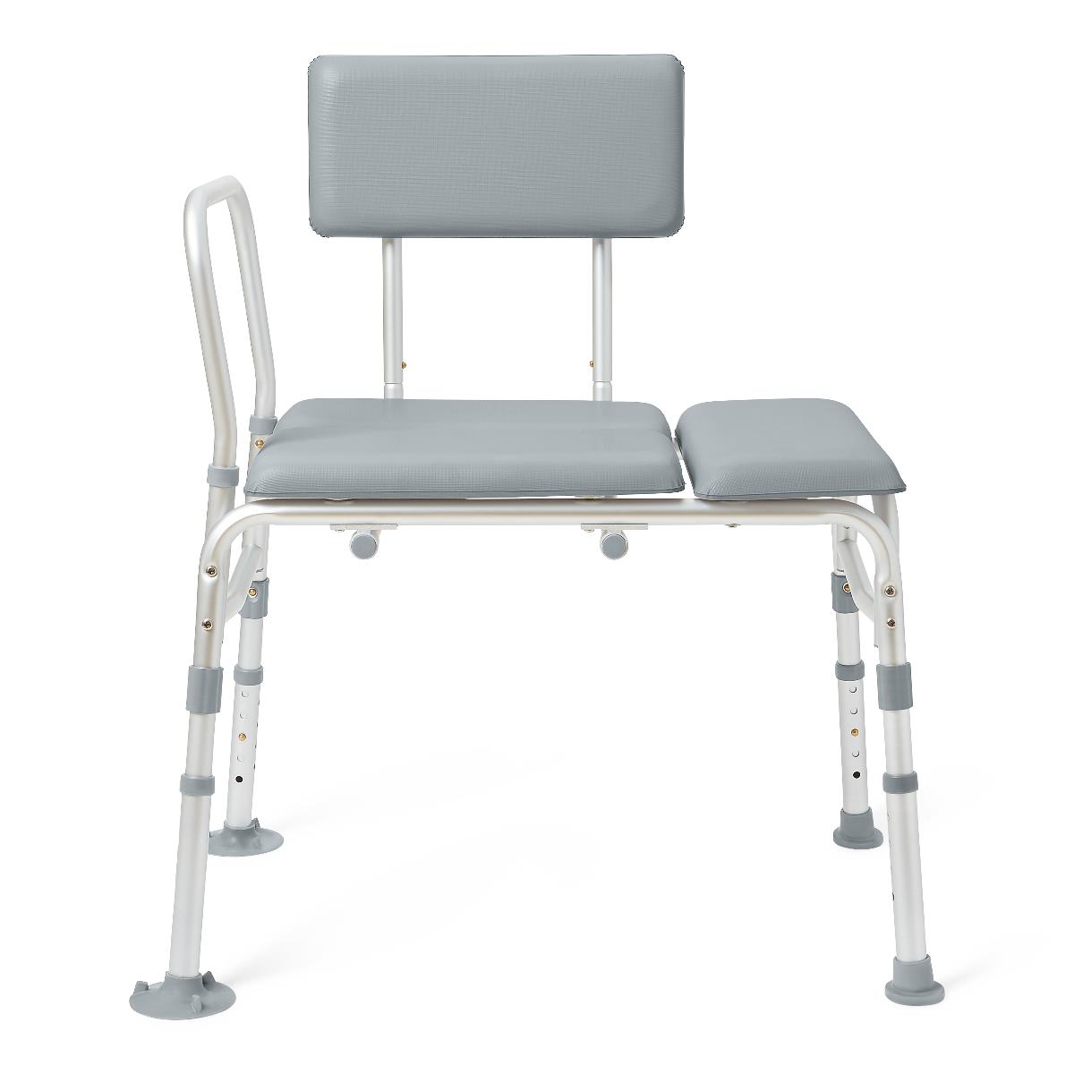 Shower Chair with Back and Removable Padded Arms